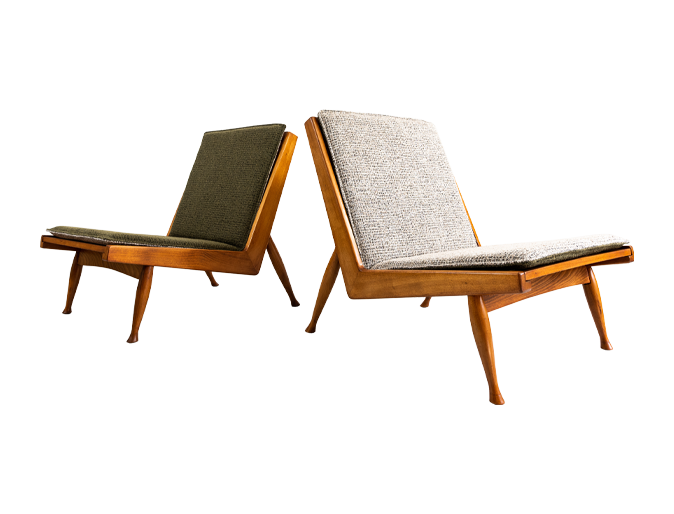 Mid Century Armchairs By Marian Grabinski, Kfm, Poland, 1960s